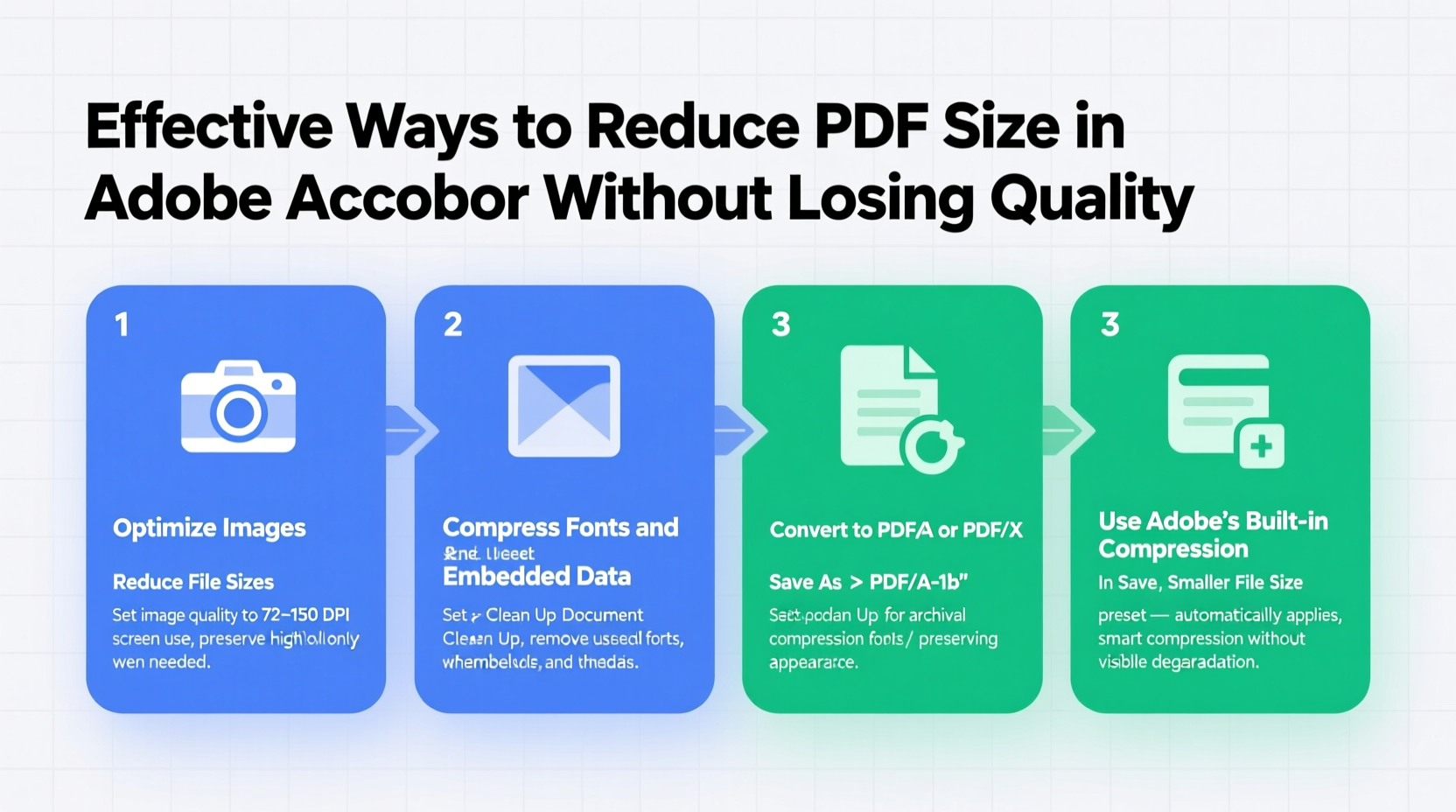 effective ways to make a pdf smaller in adobe without losing quality