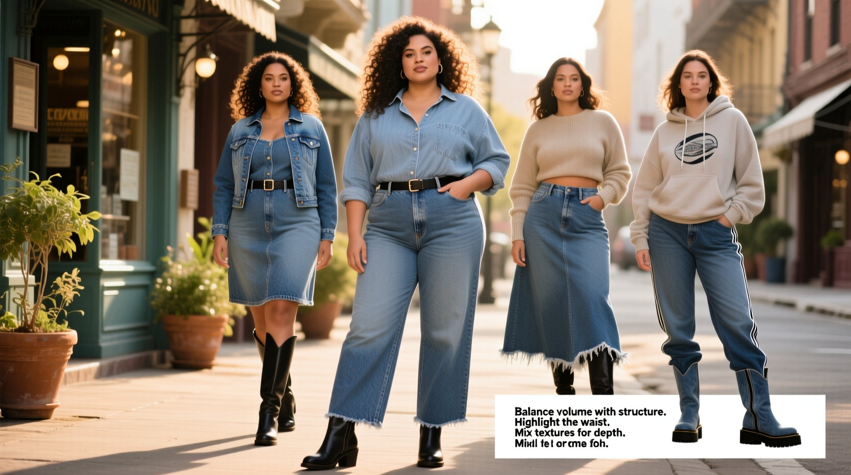 effortless style a plus size guide to pairing denim boots with every outfit
