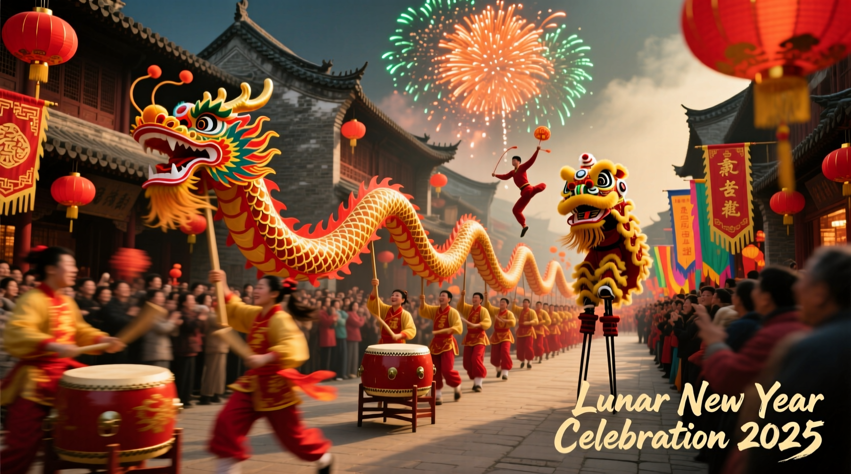 how long does the chinese new year parade last