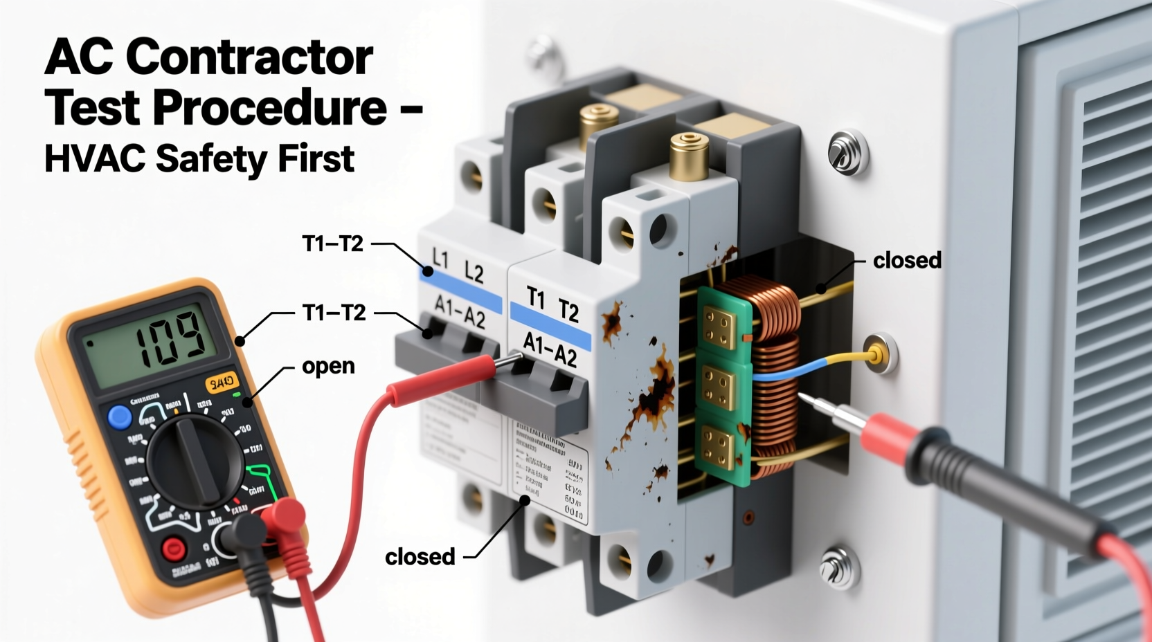 step by step guide to safely testing an ac contactor for reliable hvac performance