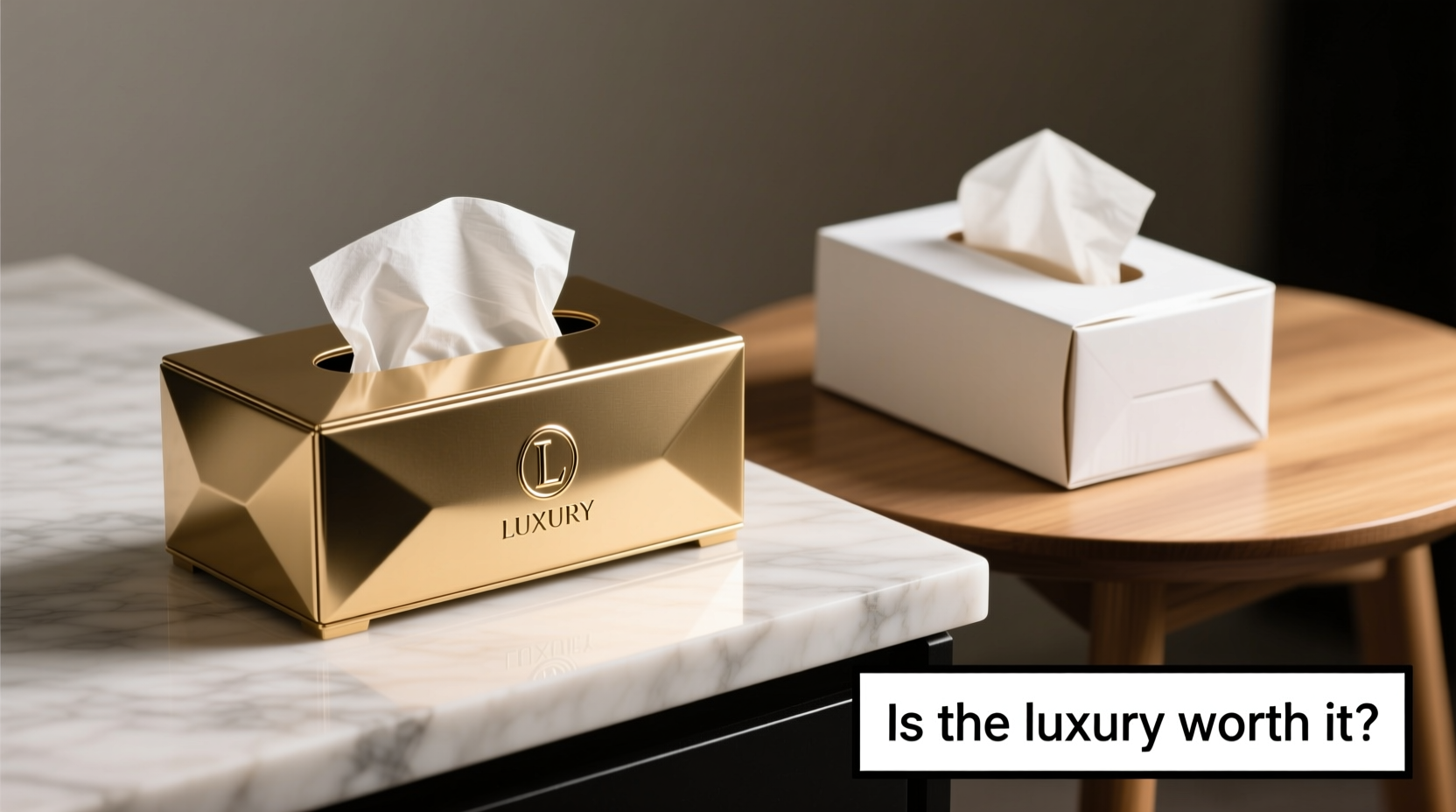 luxury vs standard tissue box is the fancy one really worth it