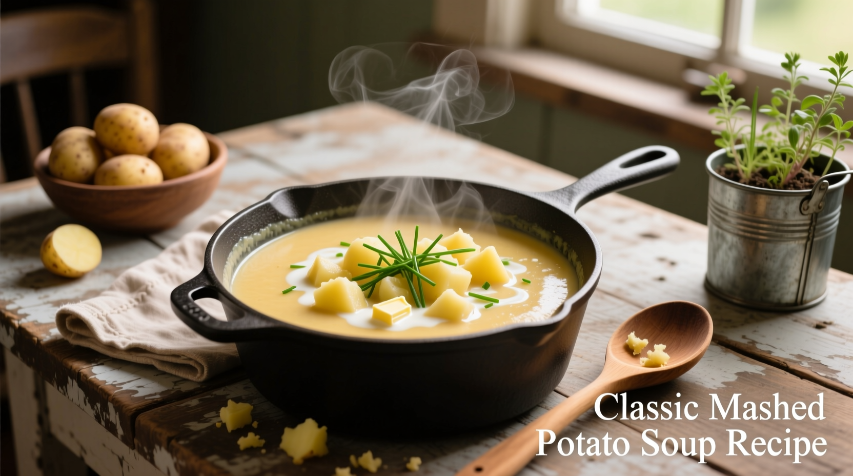 mashed potato soup recipe
