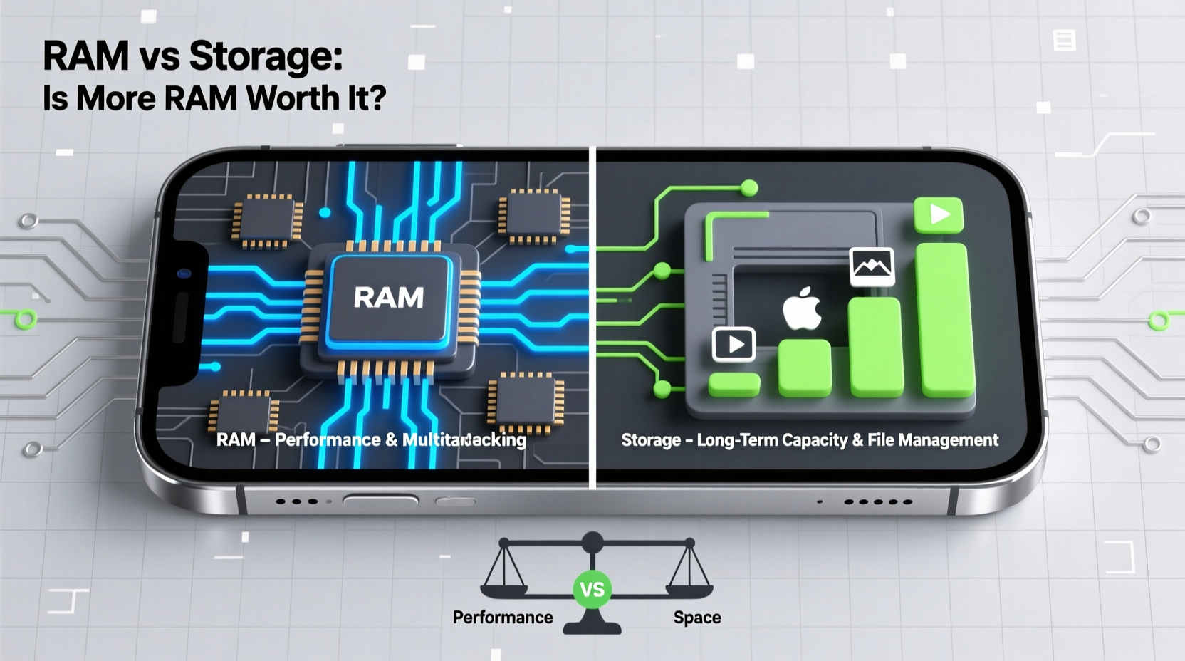 iphone ram vs storage is more ram really worth it or is storage space more important