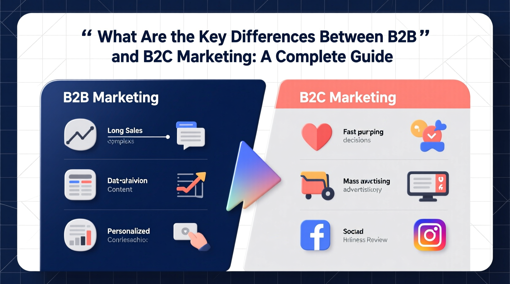 what are the key differences between b2b and b2c marketing