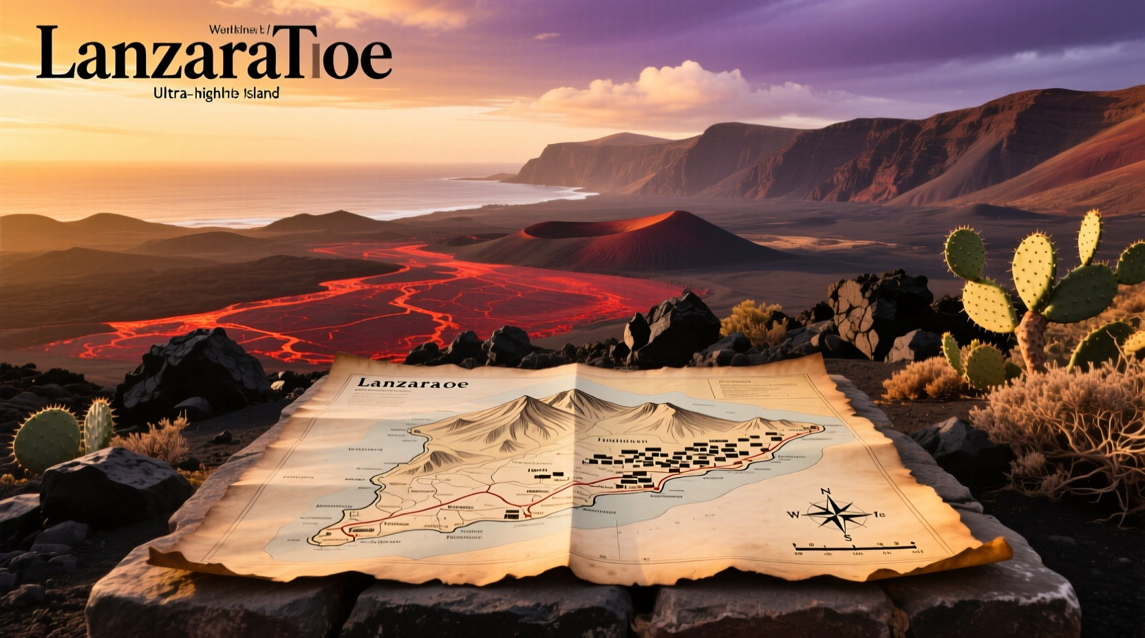 lanzarote map guide tourist attractions, towns practical tips