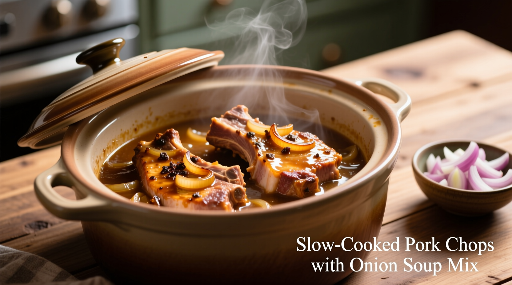 pork chops in crock pot with onion soup mix