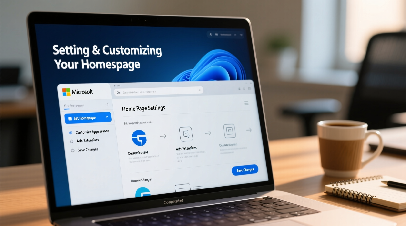 the complete guide to setting and customizing your homepage on microsoft edge