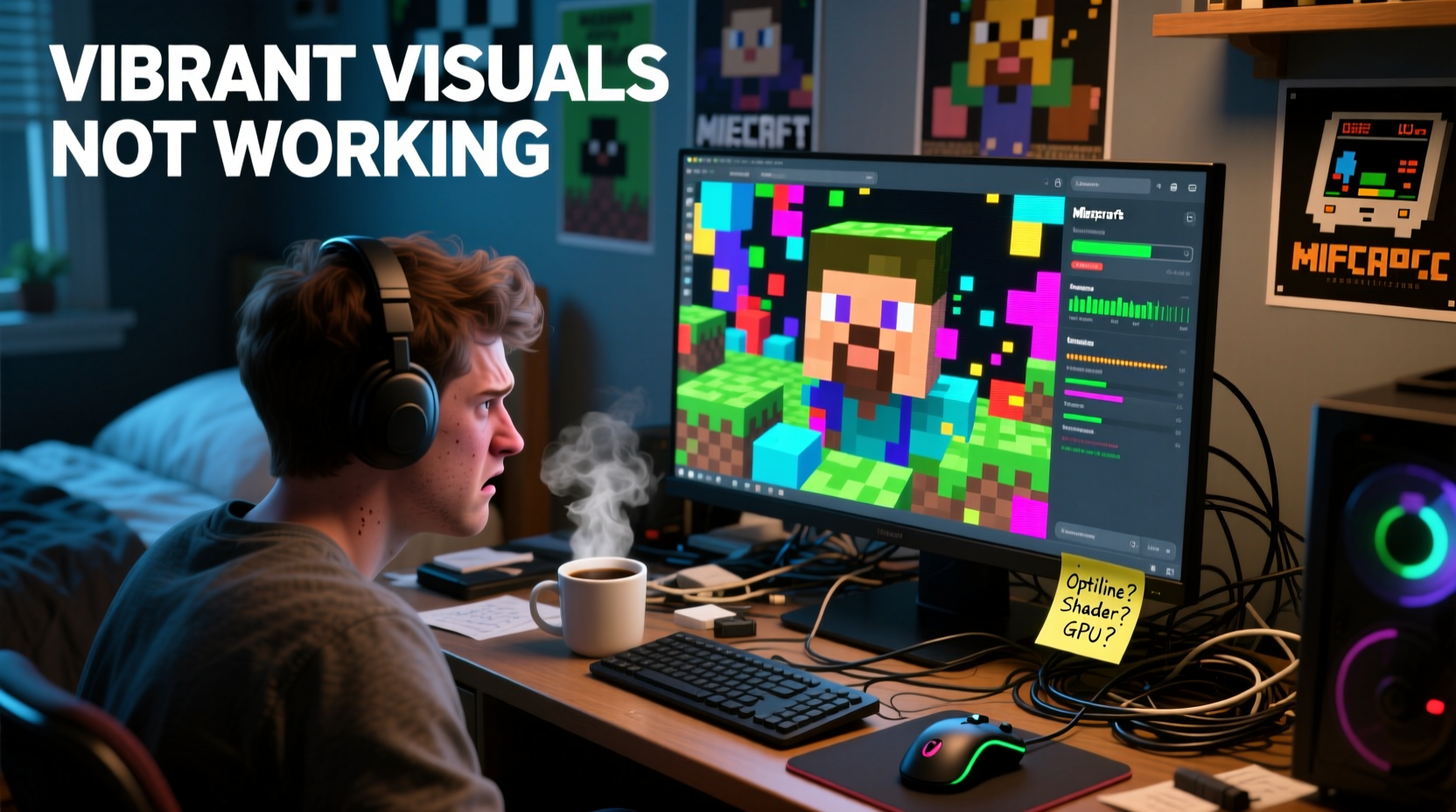 vibrant visuals not working troubleshooting minecraft graphics