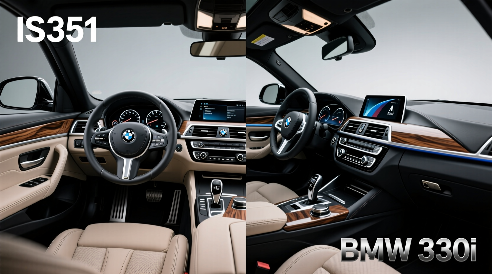 IS350 vs BMW 330i Cabin Comparison: Space, Materials & Comfort