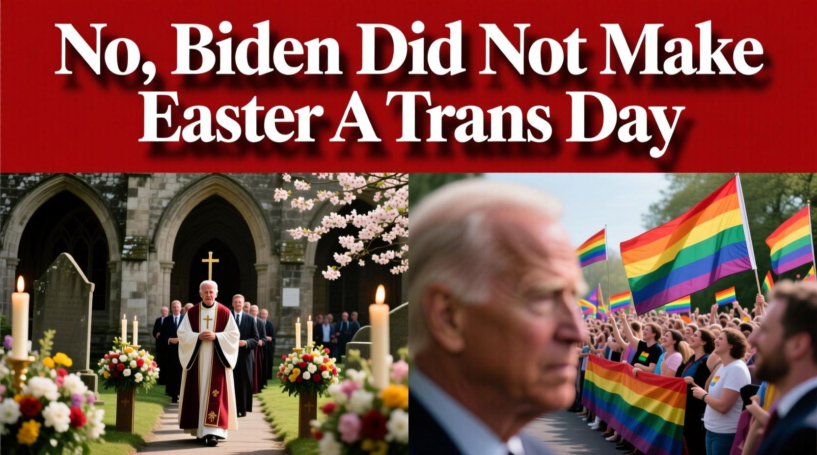 did biden make easter trans day