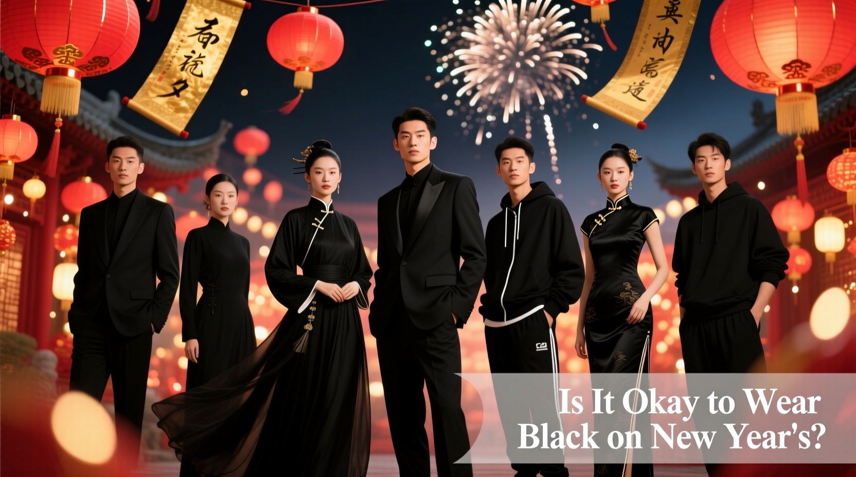 is it okay to wear black on new year