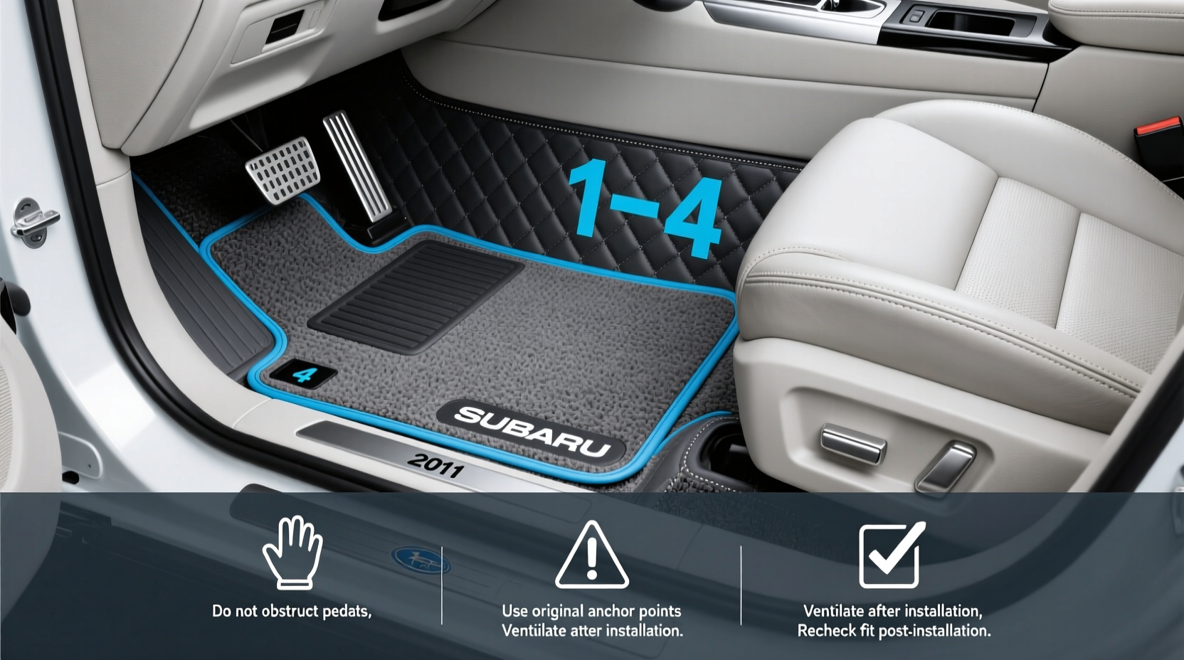 2011 Subaru Legacy OEM All Weather Floor Mats Buying Guide