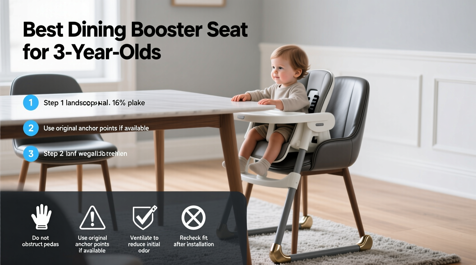 best dining booster seat for 3 year old