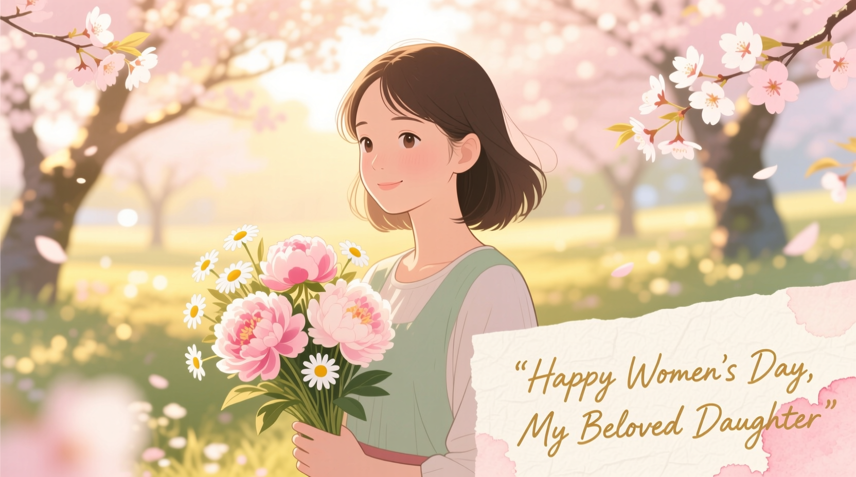womens day message to daughter