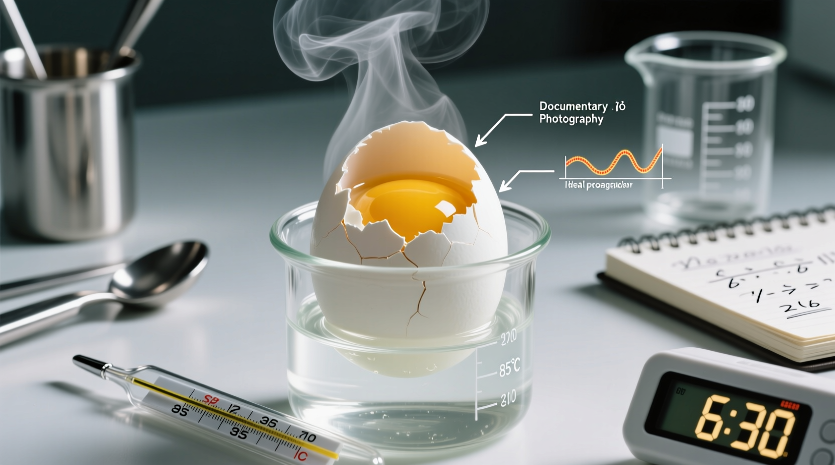 cook the perfect boiled egg with the power of science