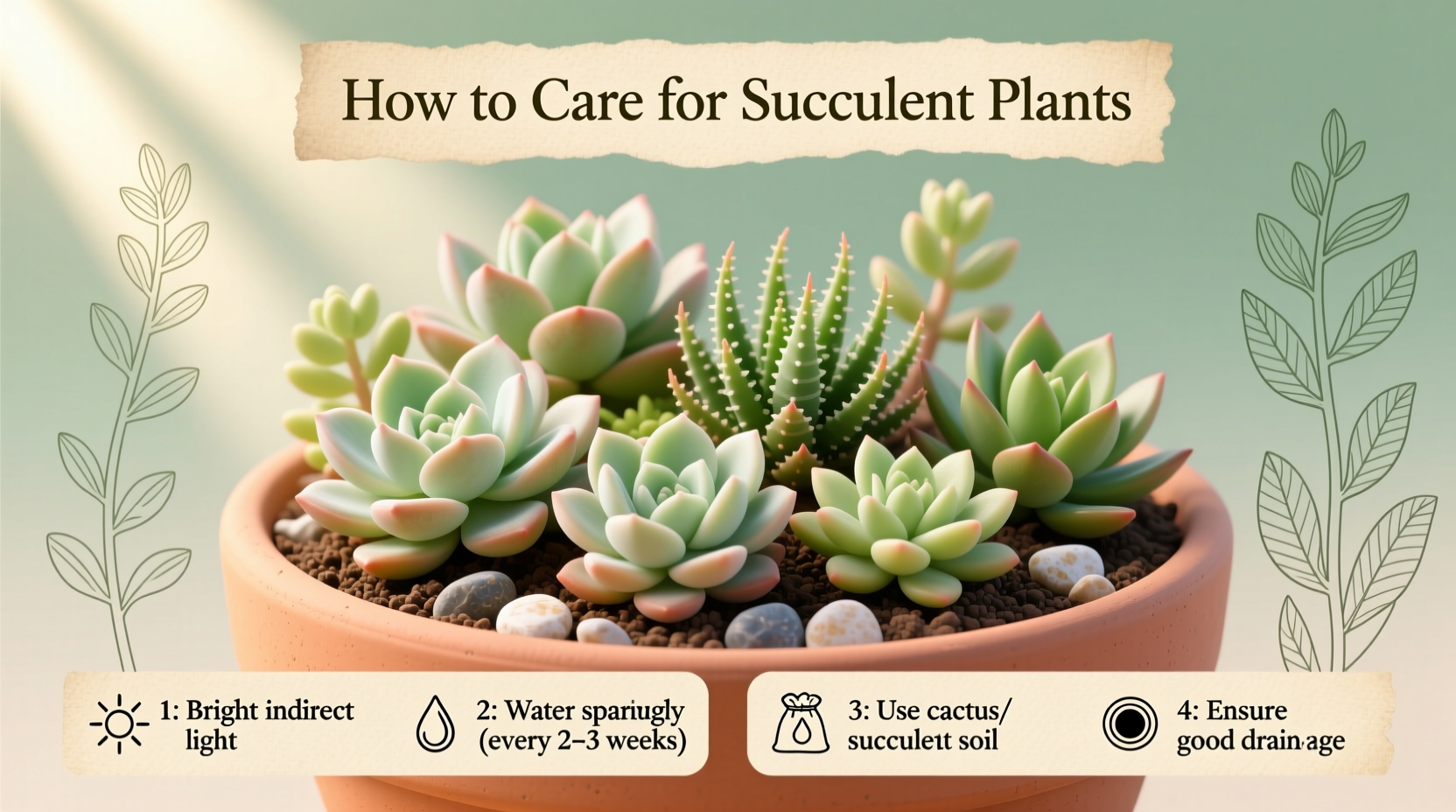 how to care for succulent plant