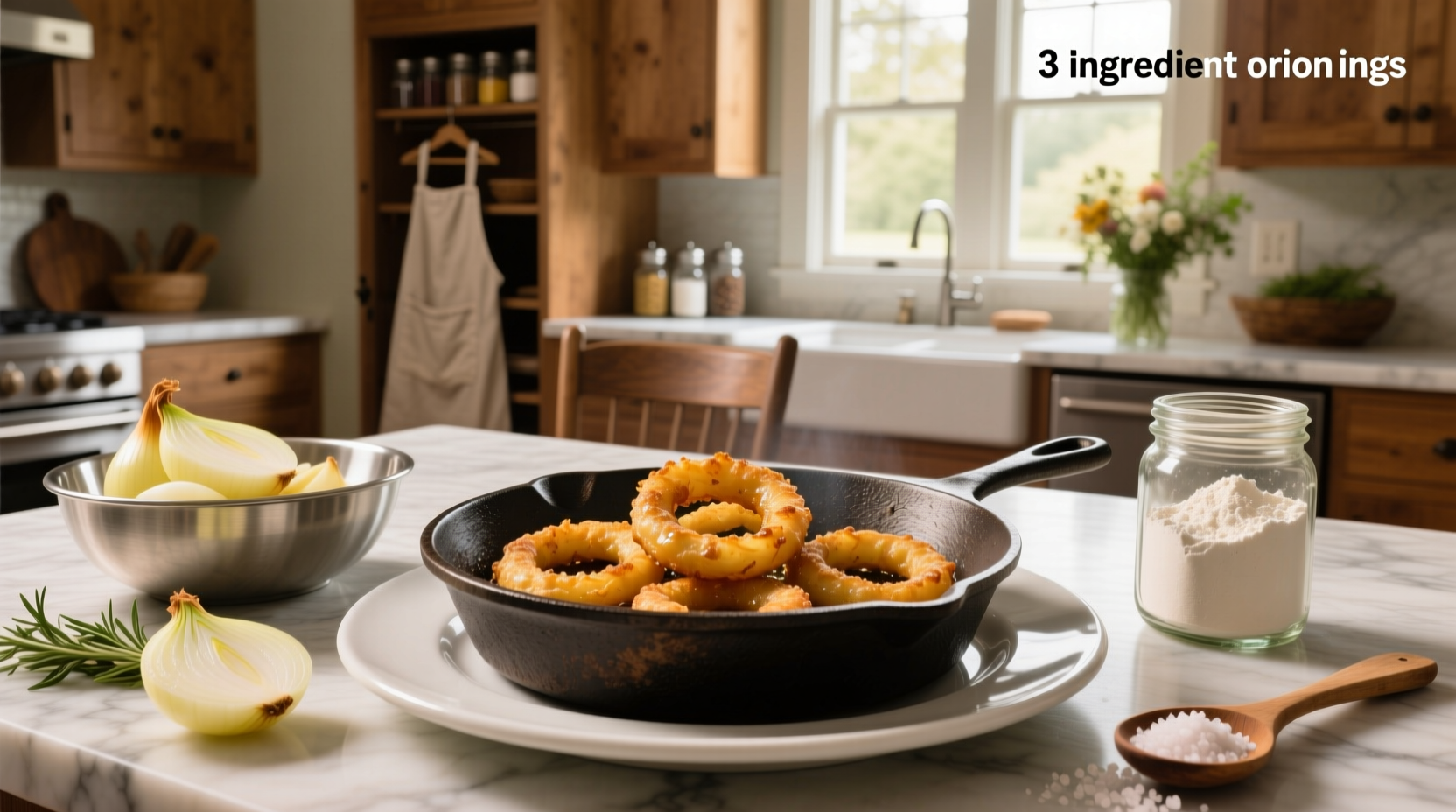 3 ingredient onion rings easy homemade options
