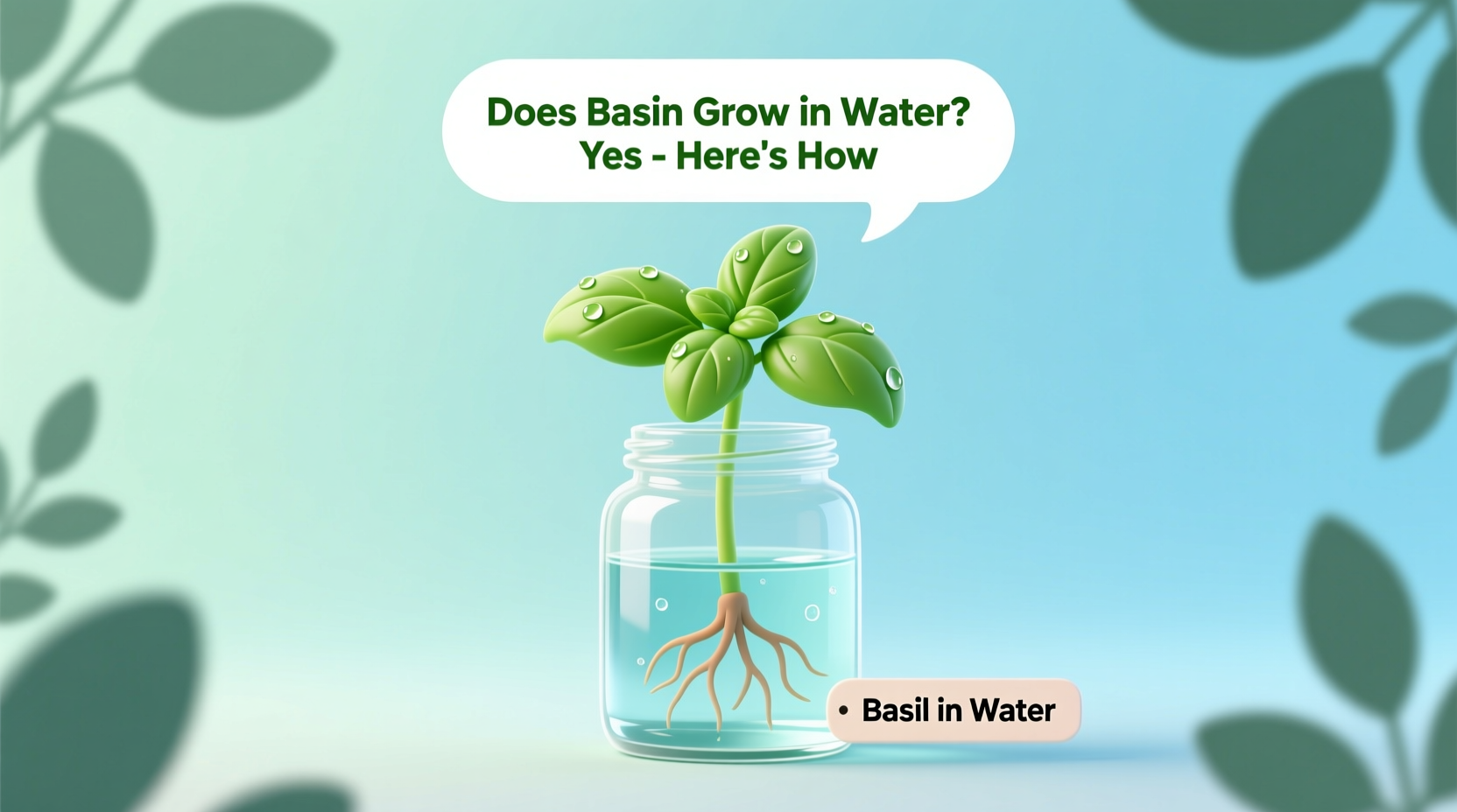 Does Basil Grow in Water? Yes – Here's How