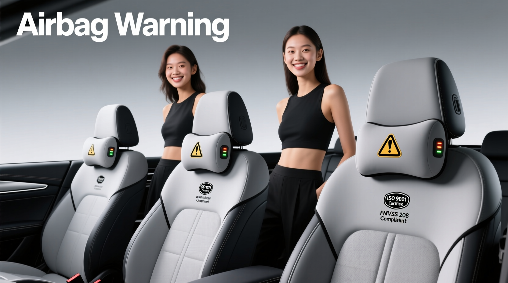 airbag warning seat covers