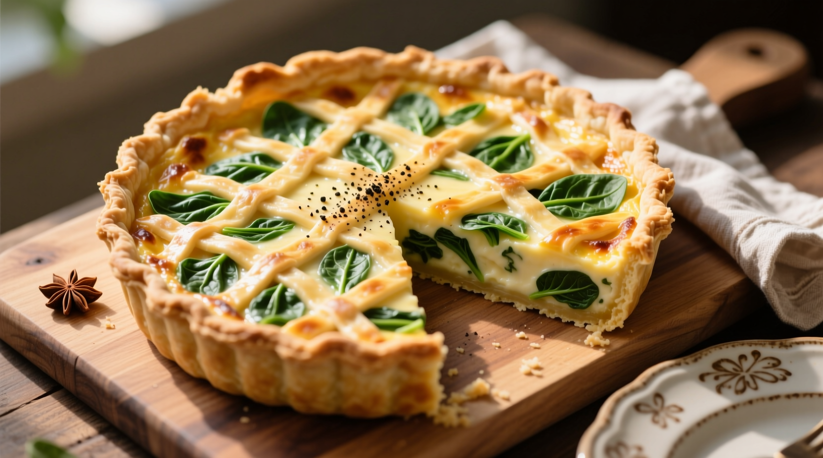 Perfect Spinach and Cheese Quiche Recipe in 45 Minutes