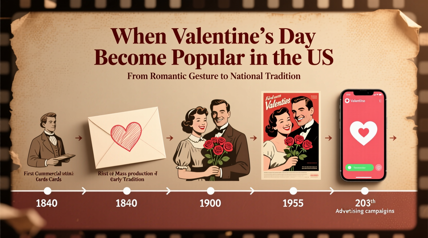 when did valentines day become popular in the us
