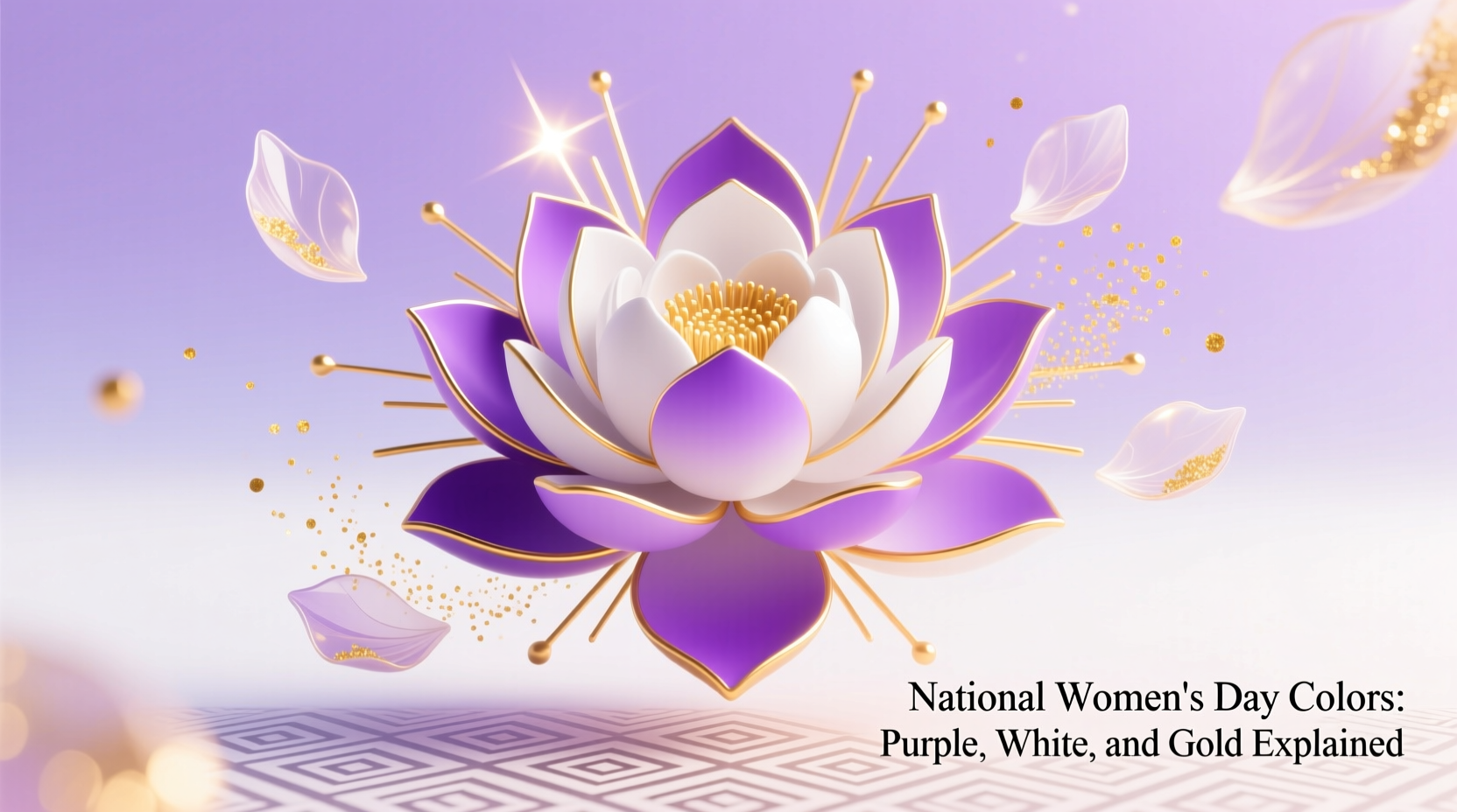 national womens day colors
