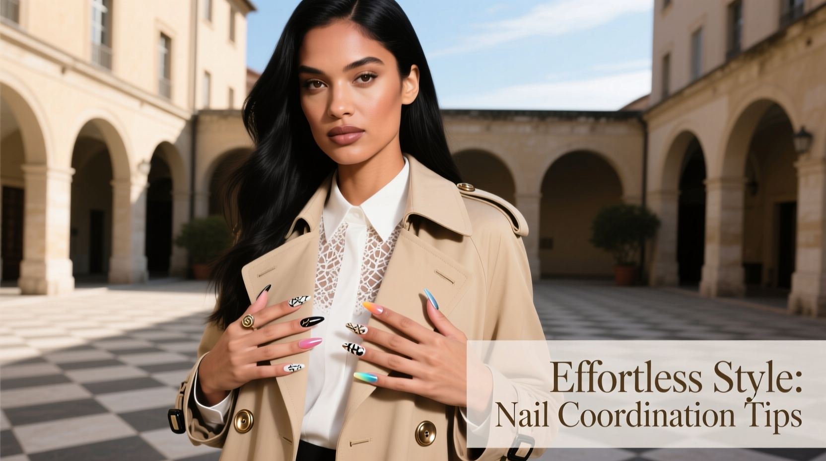 effortless style creative tips to coordinate false nails with any outfit