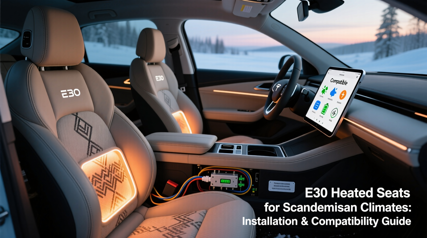 e30 heated seats scandinavia