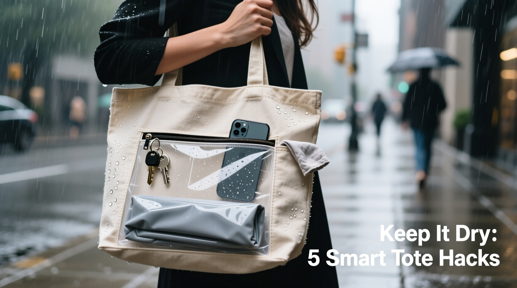 practical tips to keep your tote bag safe from rain and spills