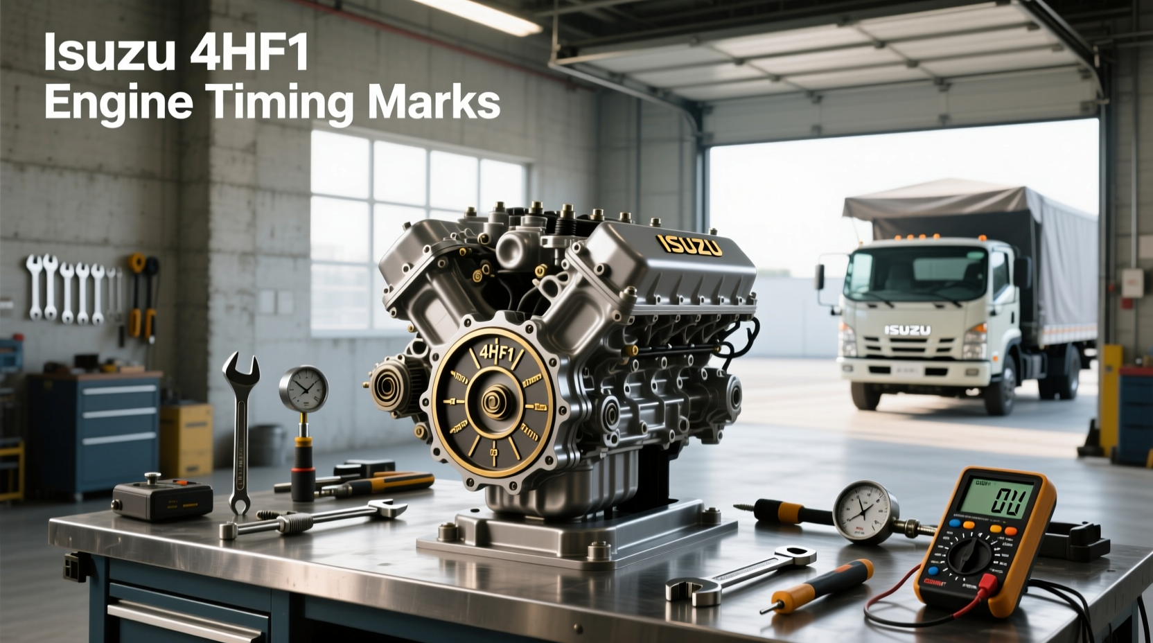 How to Find Isuzu 4HF1 Engine Timing Marks Correctly