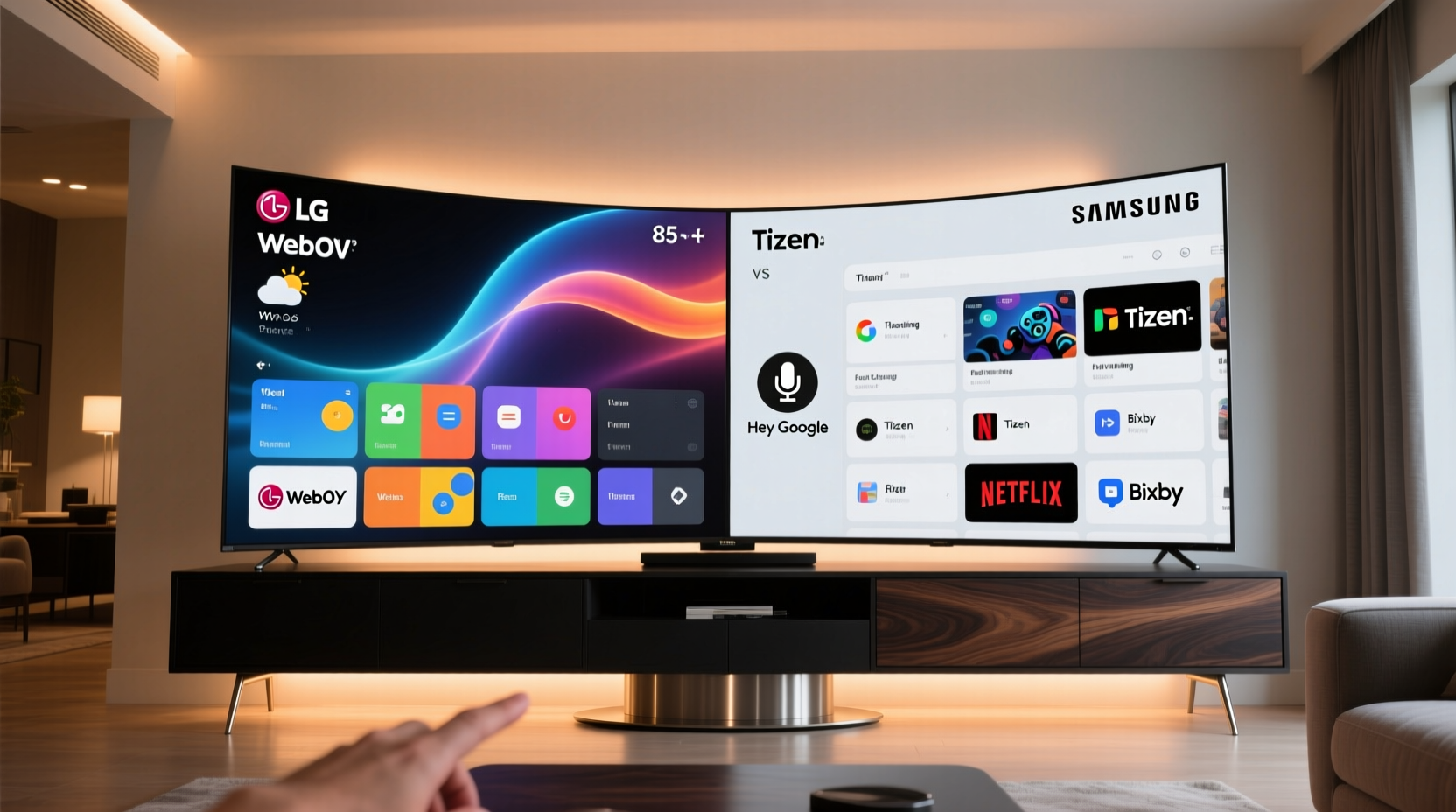 lg webos vs samsung tizen which smart tv os actually wins in 2025