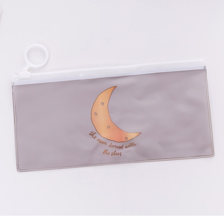 Personalised Clear Transparent Pencil Pouch Case Stationery Plastic