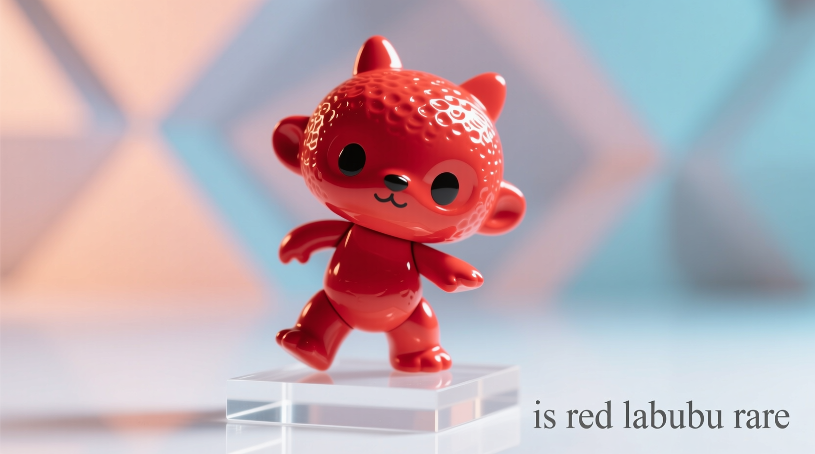 is red labubu rare