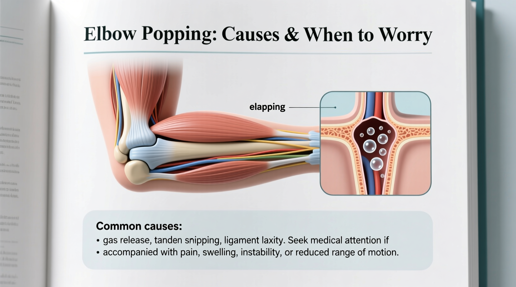 elbow popping causes treatment and when to worry