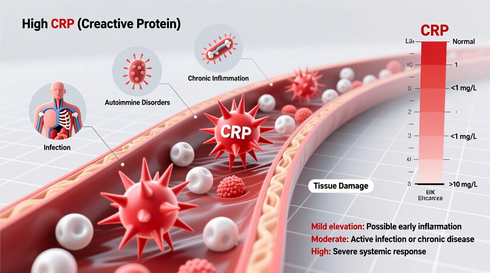 why is crp high understanding causes what high levels mean