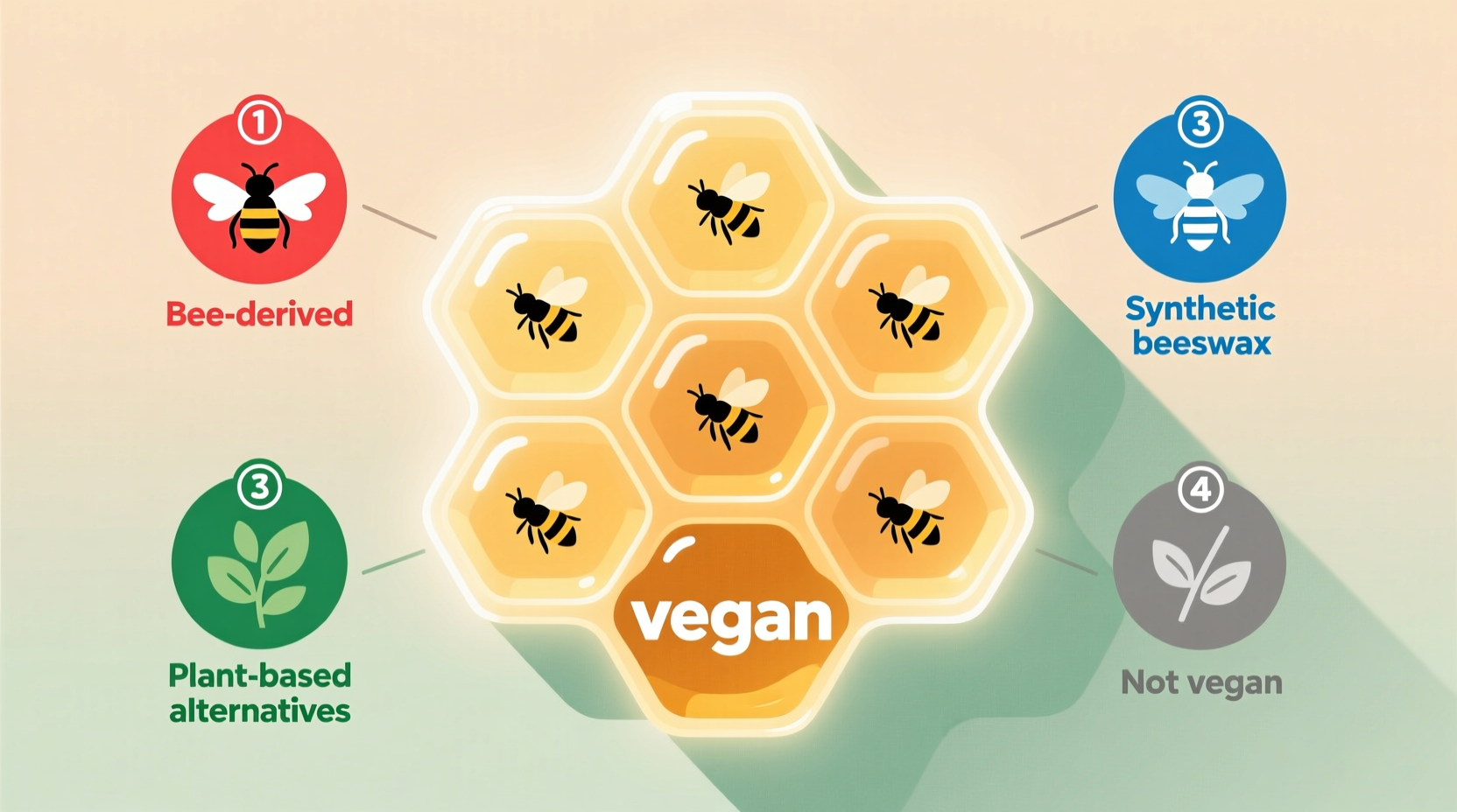 is beeswax vegan