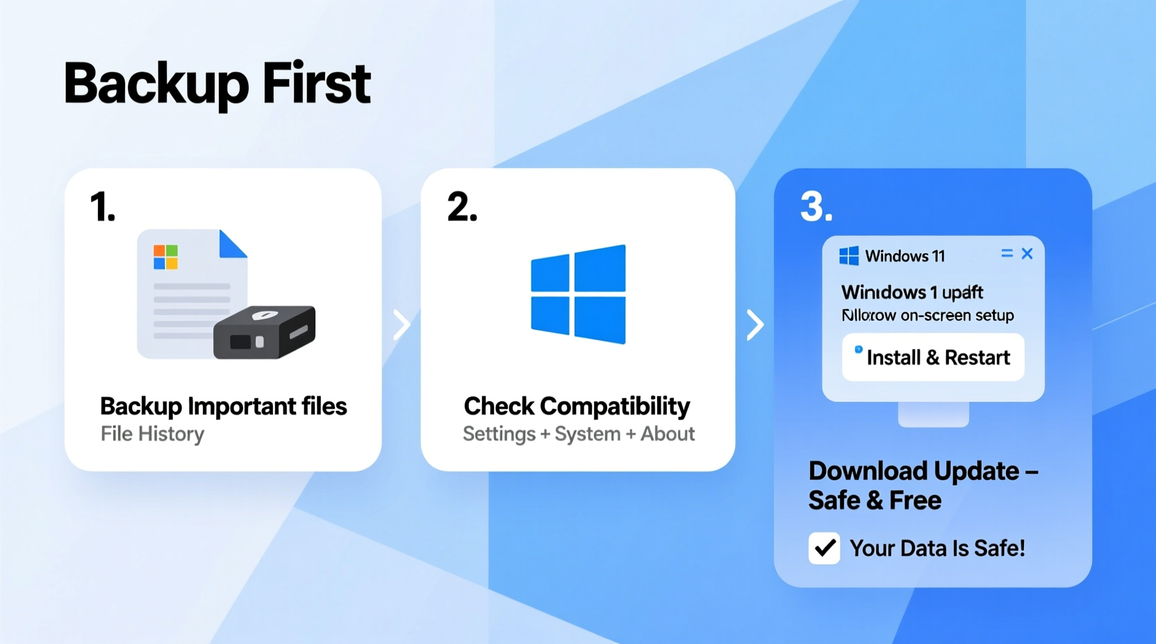step by step guide to seamlessly switch from windows 10 to windows 11 without losing data