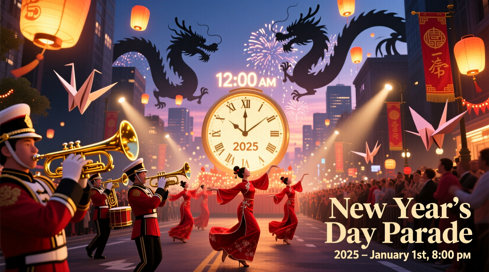 what time is new year parade