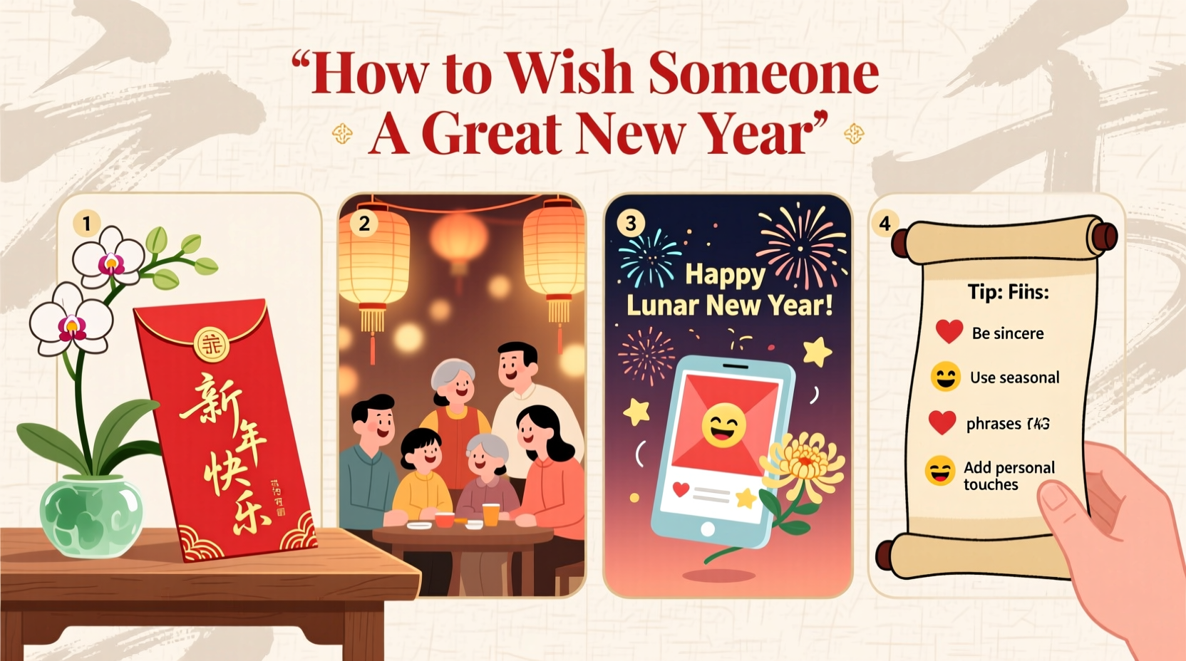 how to wish someone a great new year