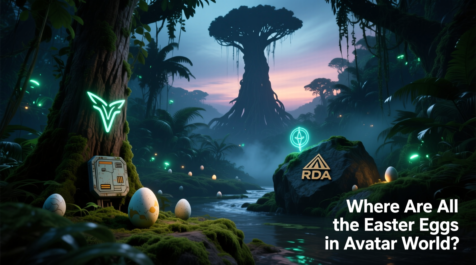 where are all the easter eggs in avatar world