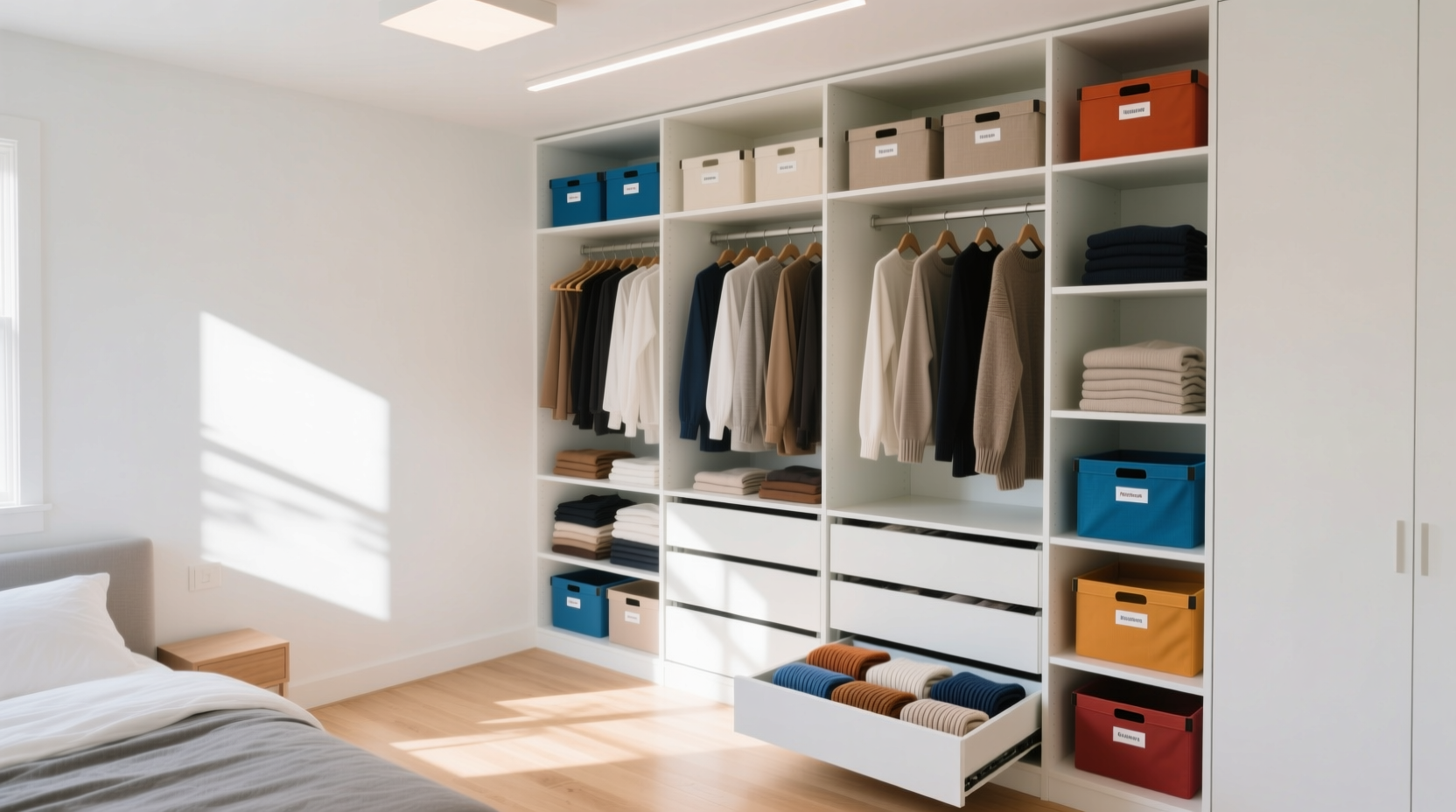 how to organize your closet when you have too many clothes