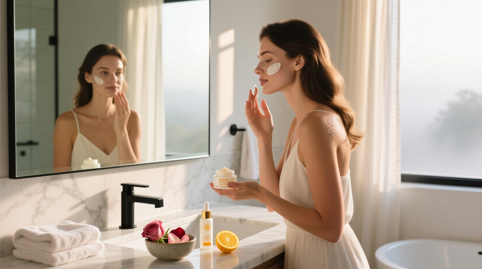 spf retinol vitamin c face cream