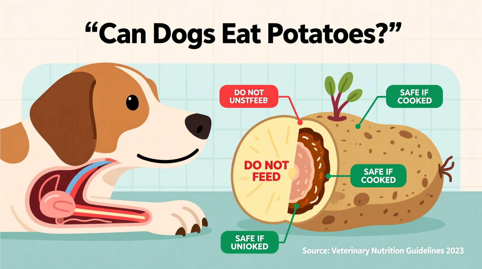can dogs eat potato