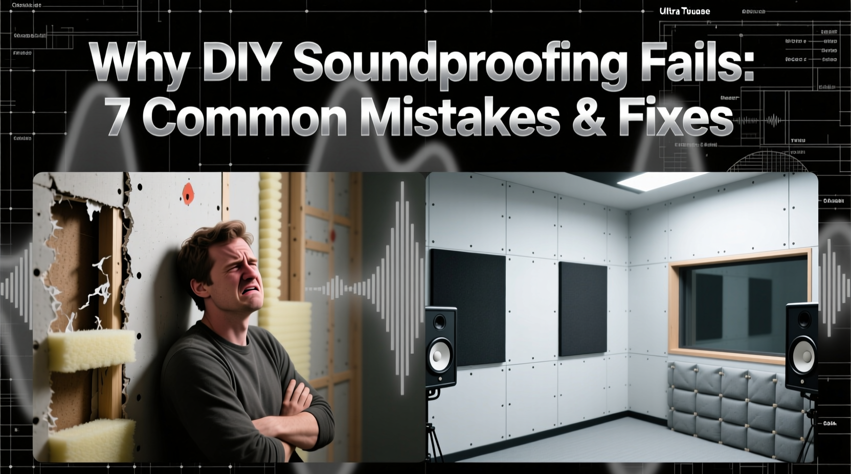 Why DIY Soundproofing Fails: 7 Common Mistakes & Fixes