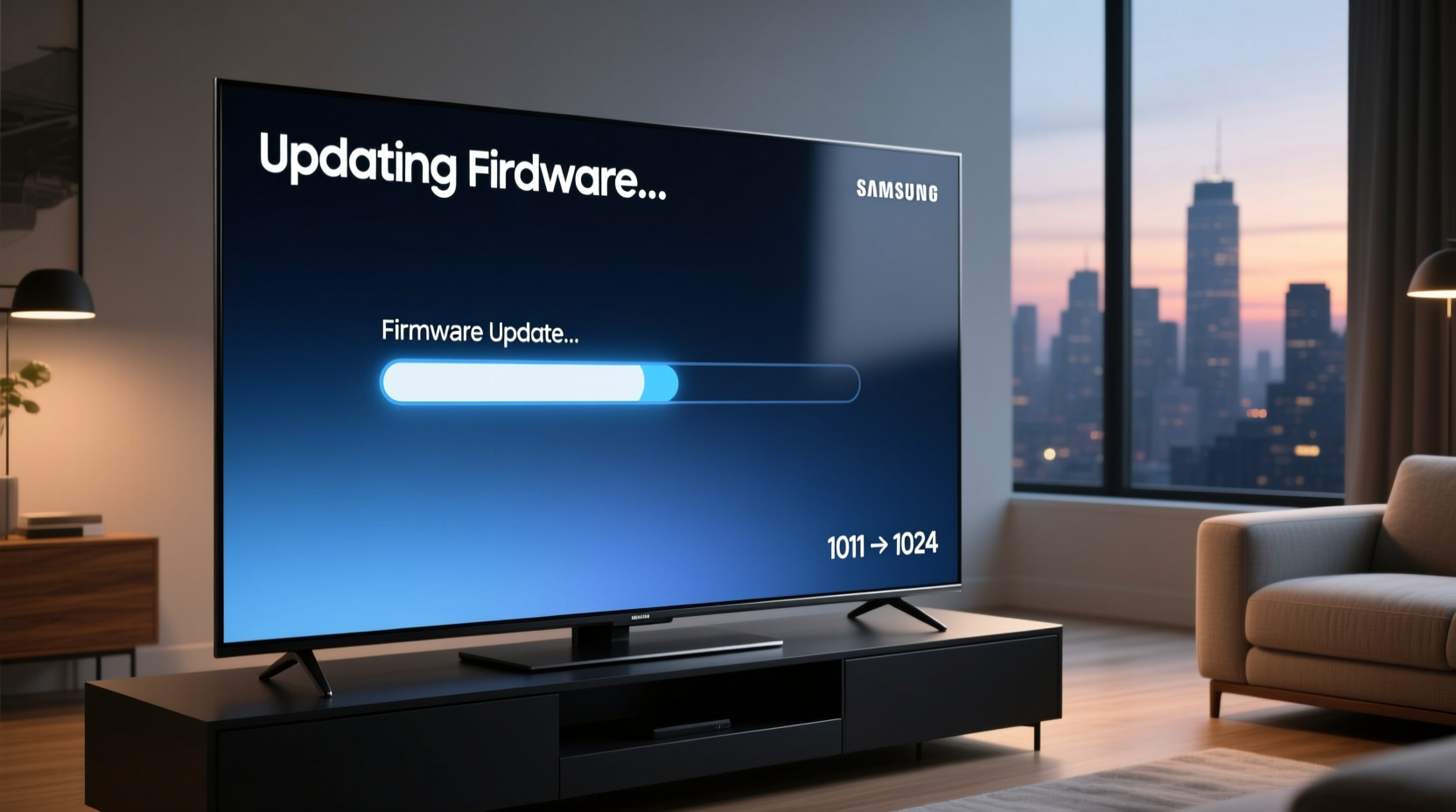 samsung tv firmware is updating from 1011 to 1024 worth the hassle