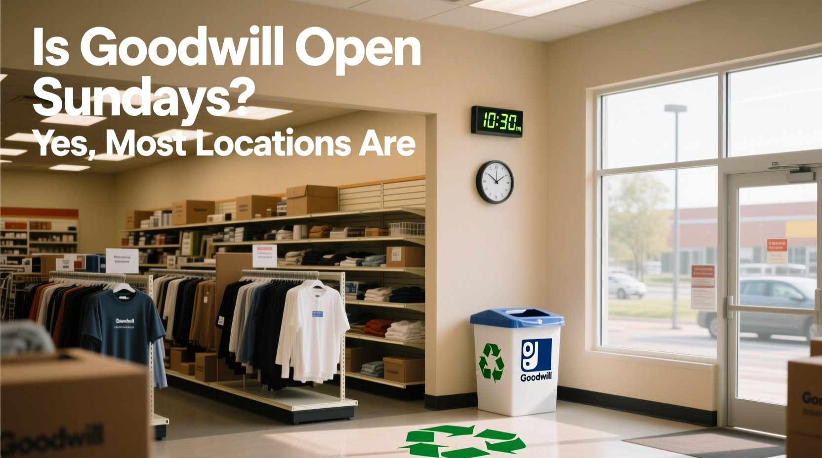 is the goodwill open on sundays