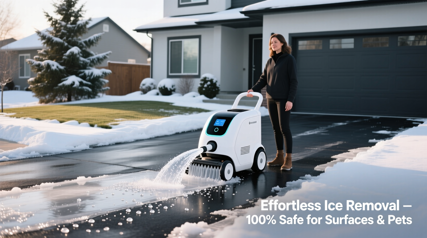 effective and hassle free solutions for removing ice from driveway