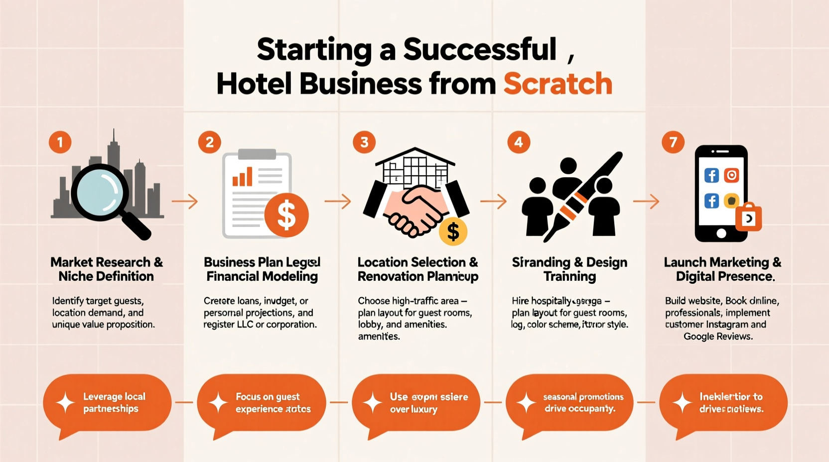 essential steps and insider tips on how to start a successful hotel business from scratch