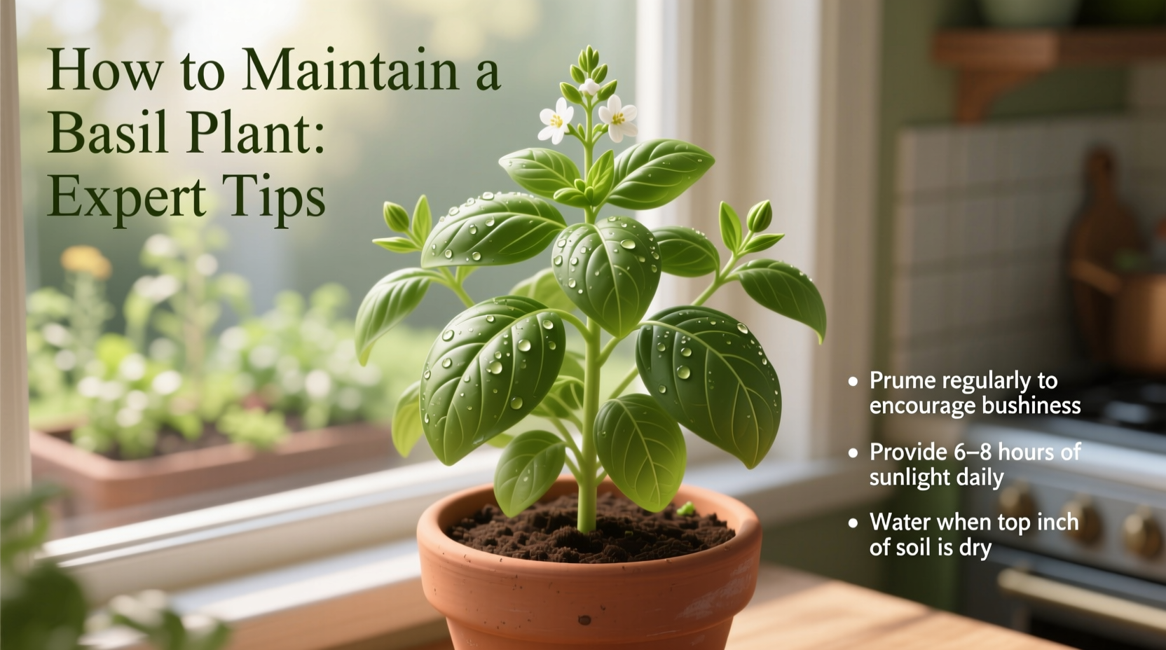 How to Maintain a Basil Plant: Expert Tips