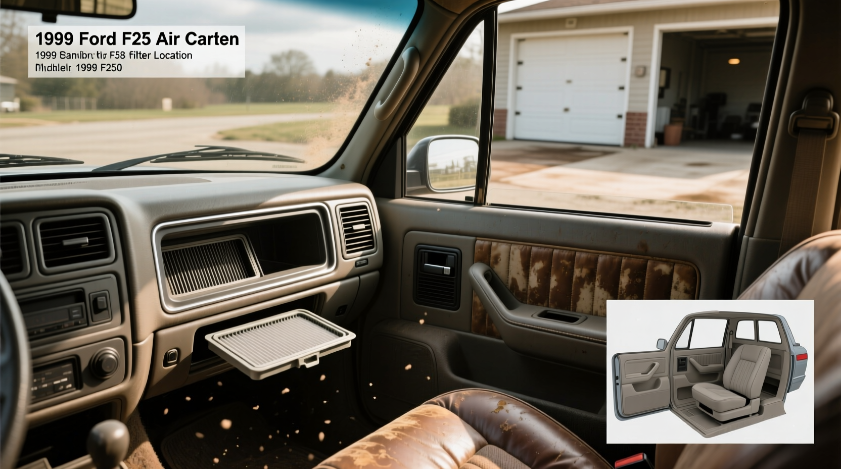 1999 f250 cabin air filter location fit guide